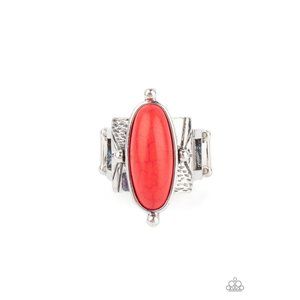 This BADLAND Is My BADLAND - Red Stretchy Ring